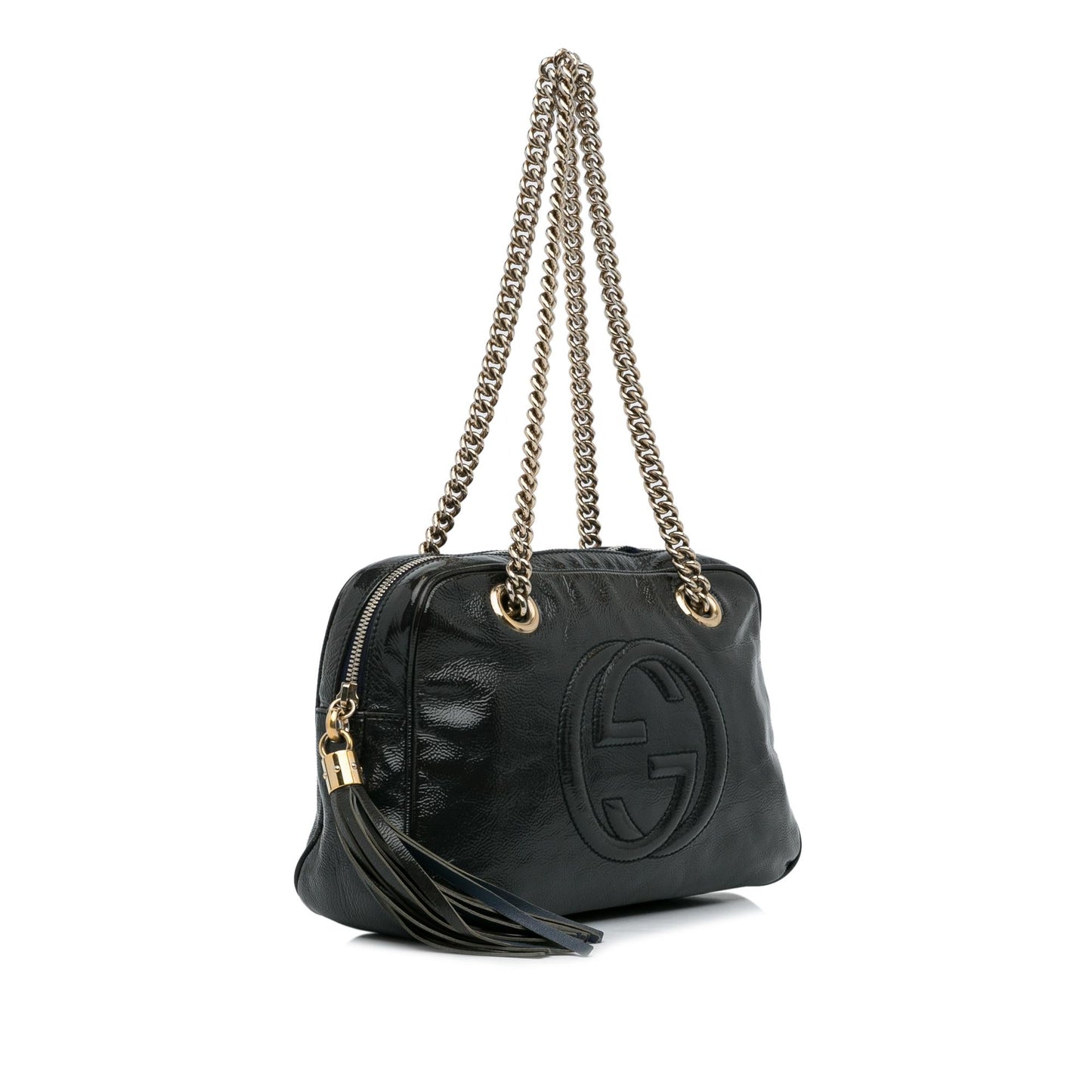 Gucci Patent Soho Chain Shoulder Bag (EHEZ8m)