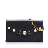 Gucci Peony Pearly Wallet On Chain (rRgoQZ)