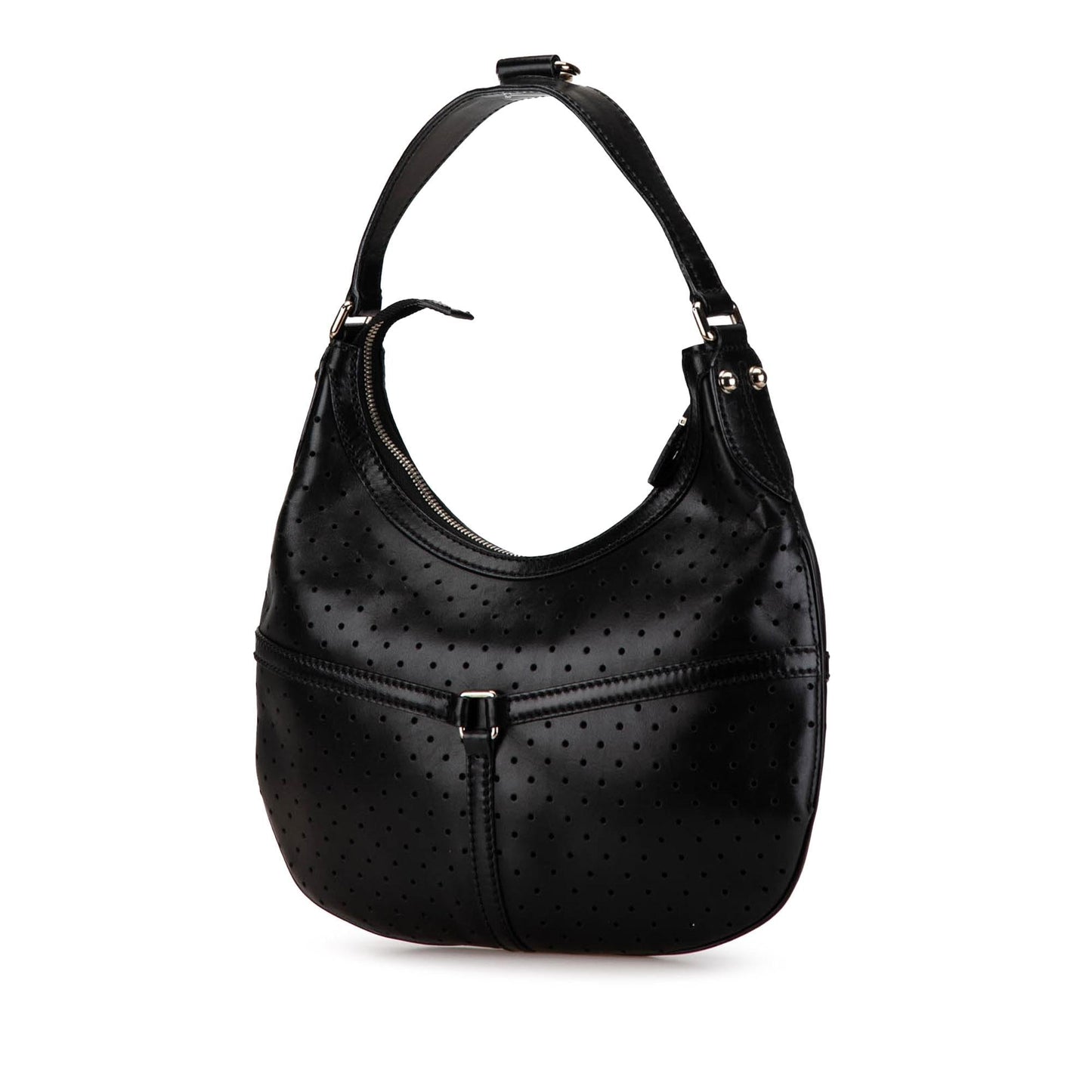 Gucci Perforated Leather Reins Hobo (MnlrPw)