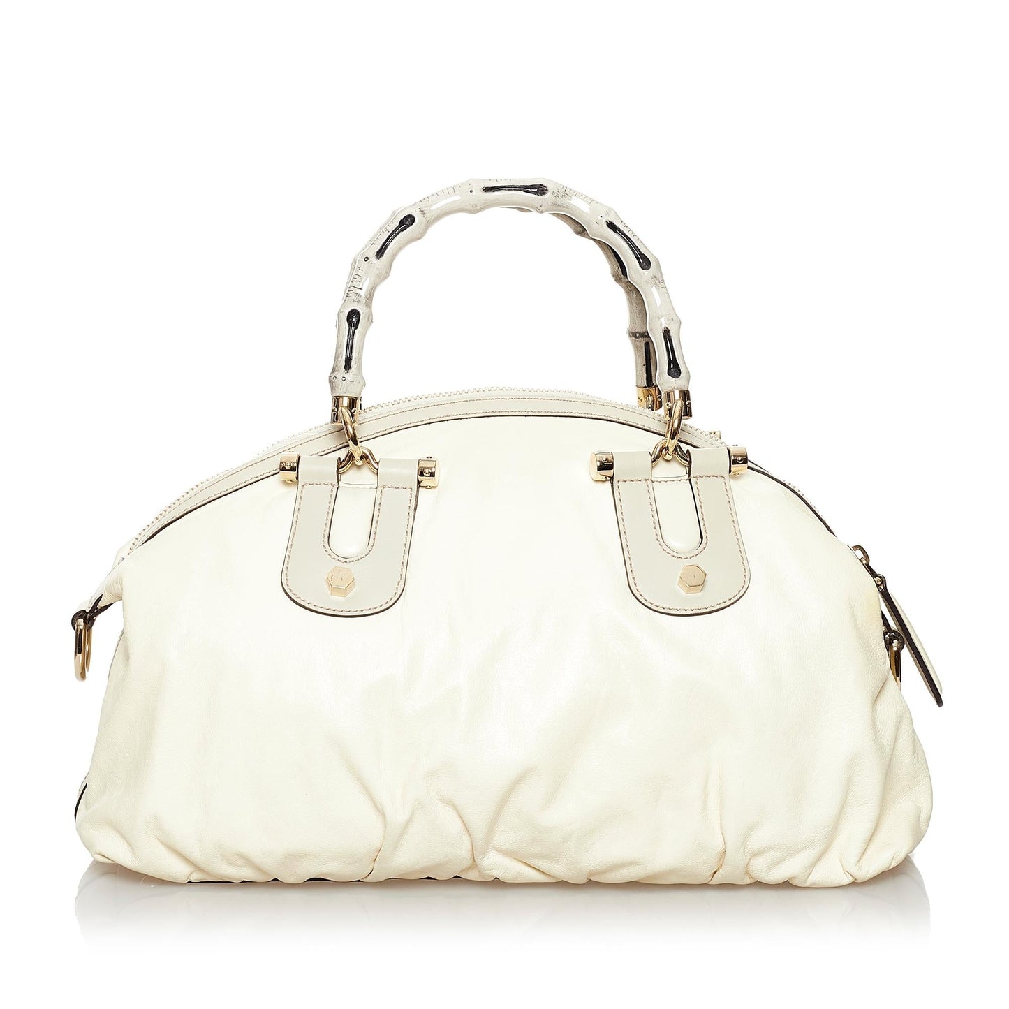Gucci Pop Bamboo Leather Satchel (30966)