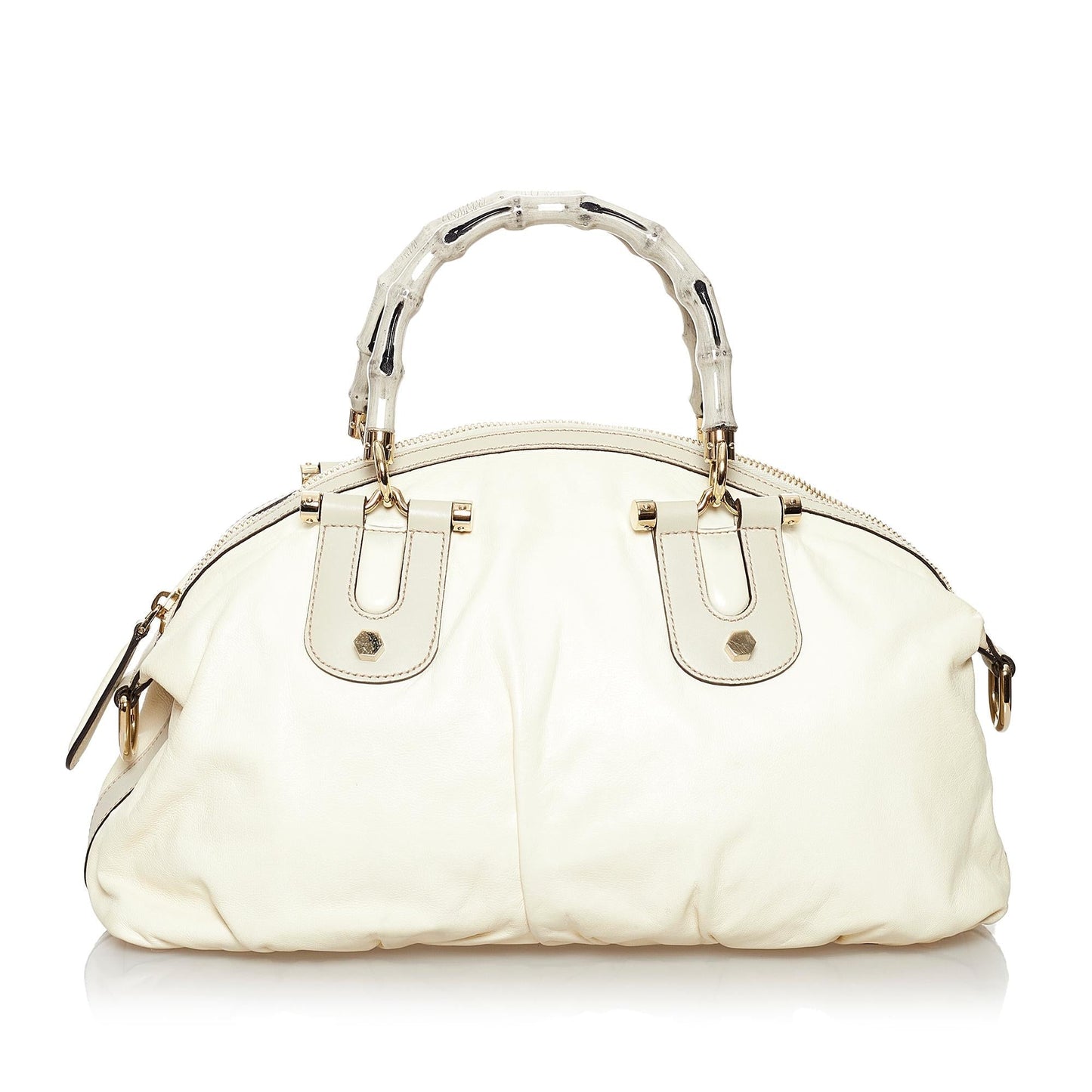 Gucci Pop Bamboo Leather Satchel (30966)