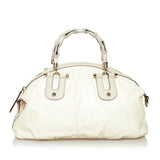 Gucci Pop Bamboo Leather Satchel (SHG-30966)