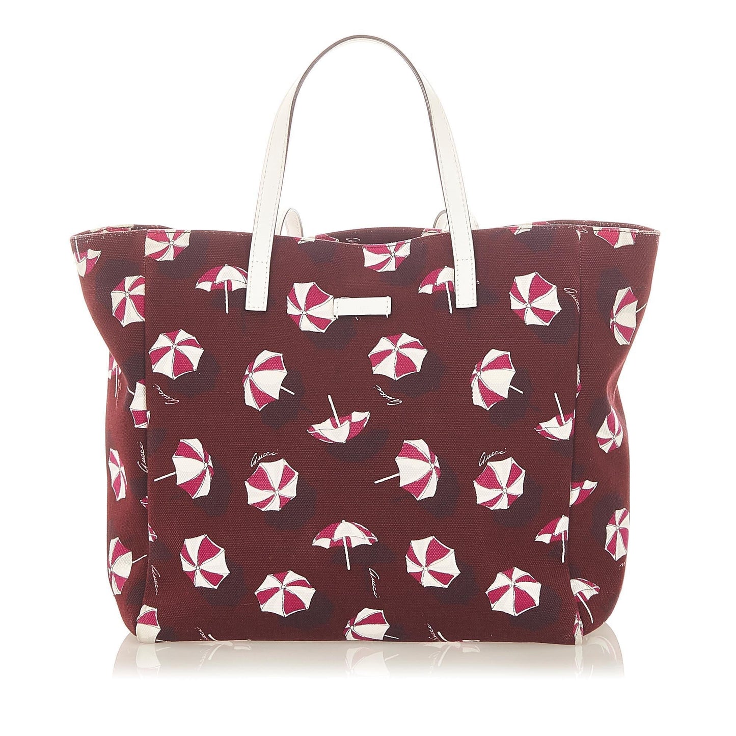 Gucci Printed Canvas Tote Bag (31677)