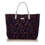 Gucci Printed Canvas Tote Bag (SHG-31840)