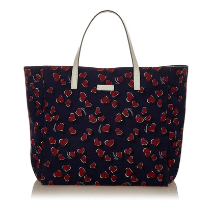 Gucci Printed Canvas Tote Bag (31840)