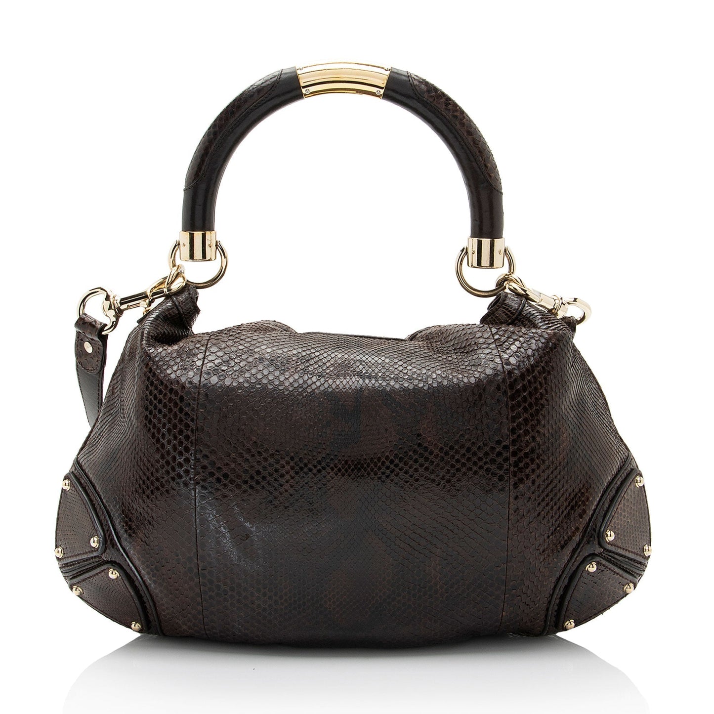 Gucci Python Medium Indy Satchel (SHF-o6MQCe)
