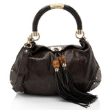 Gucci Python Medium Indy Satchel (SHF-o6MQCe)