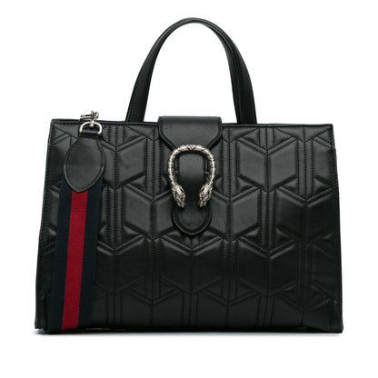Gucci Quilted Dionysus Web Satchel (42ZNR1)