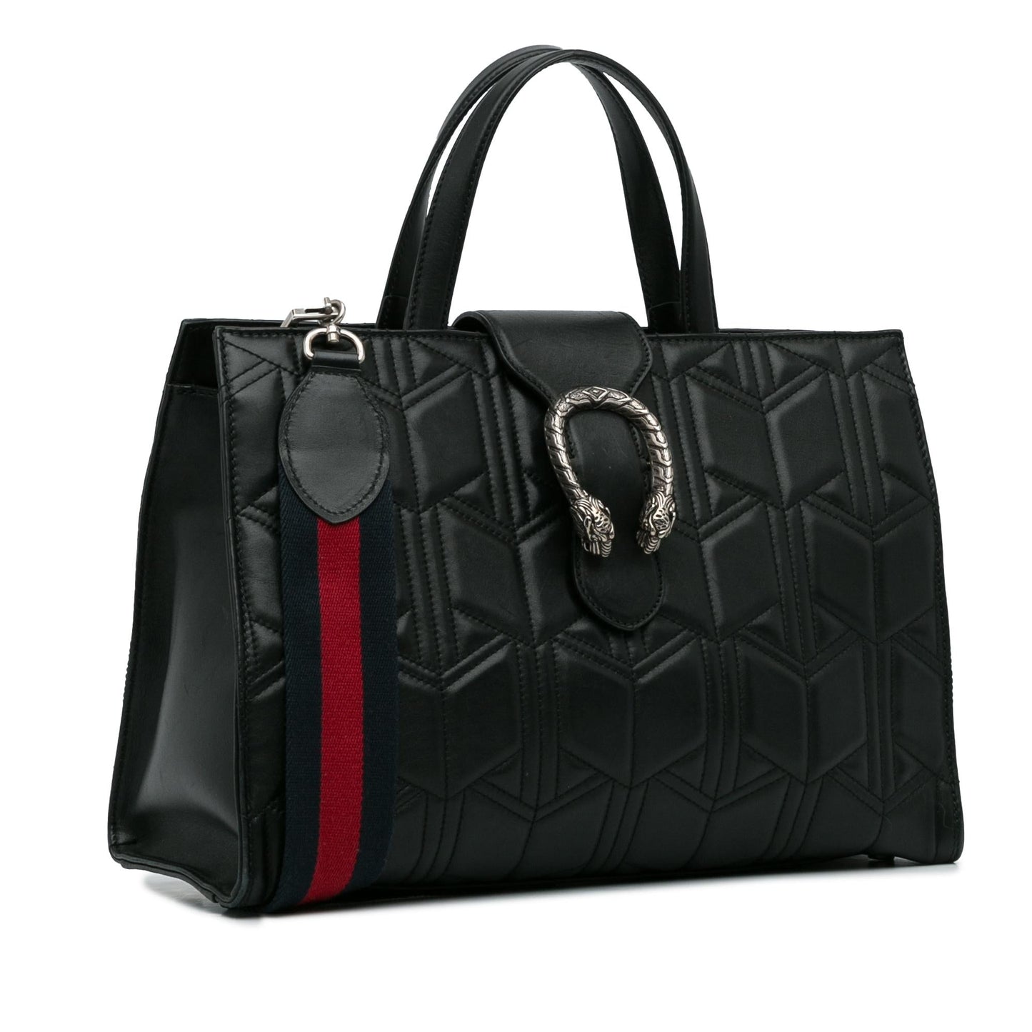 Gucci Quilted Dionysus Web Satchel (42ZNR1)