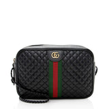 Gucci Quilted Leather Trapuntata Small Shoulder Bag (SHF-20180)