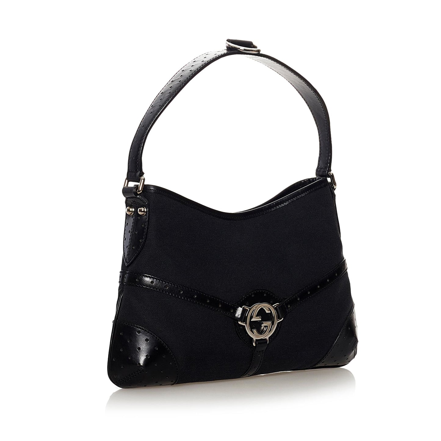 Gucci Reins Canvas Handbag (33029)