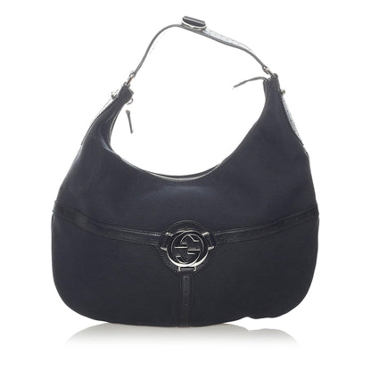 Gucci Reins Canvas Hobo Bag (32835)