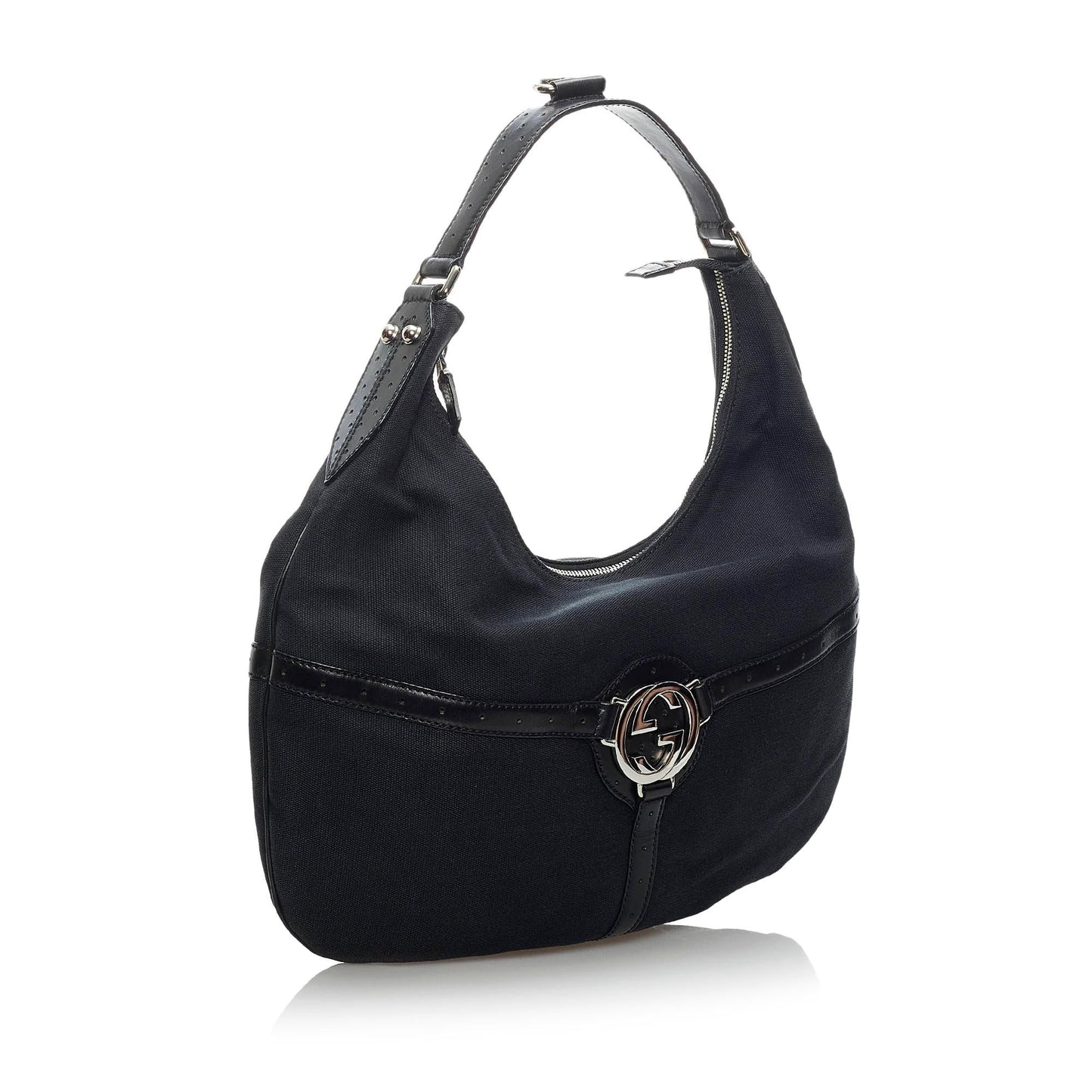 Gucci Reins Canvas Hobo Bag (34229)