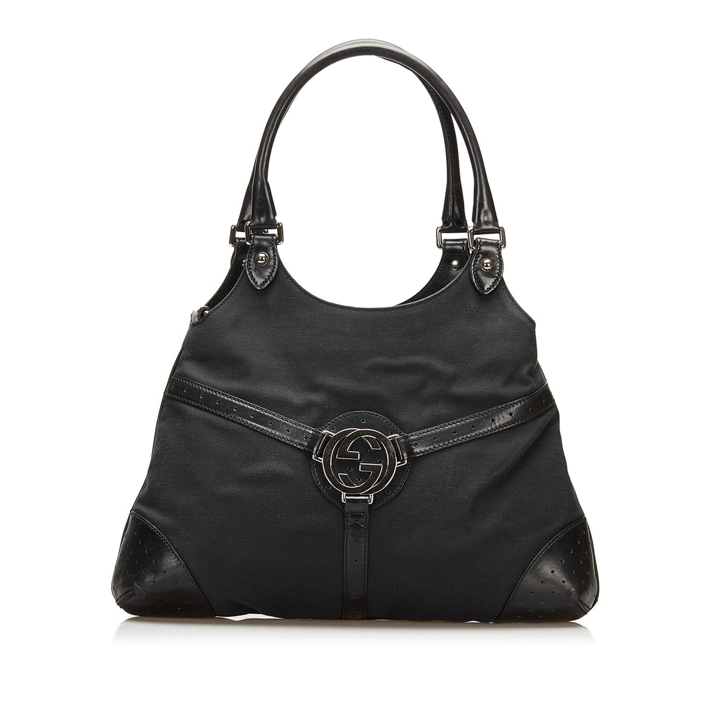 Gucci Reins Canvas Hobo Bag (35581)