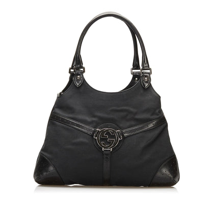 Gucci Reins Canvas Hobo Bag (35581)