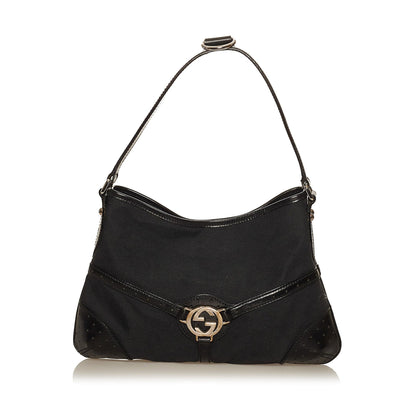 Gucci Reins Canvas Shoulder Bag (SHG-29470)