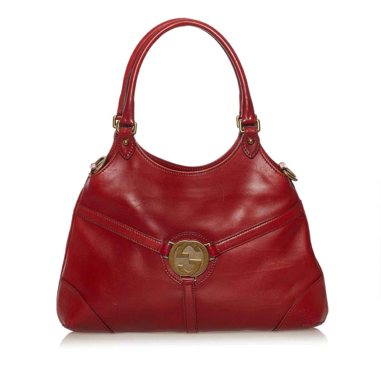 Gucci Reins Leather Shoulder Bag (34982)