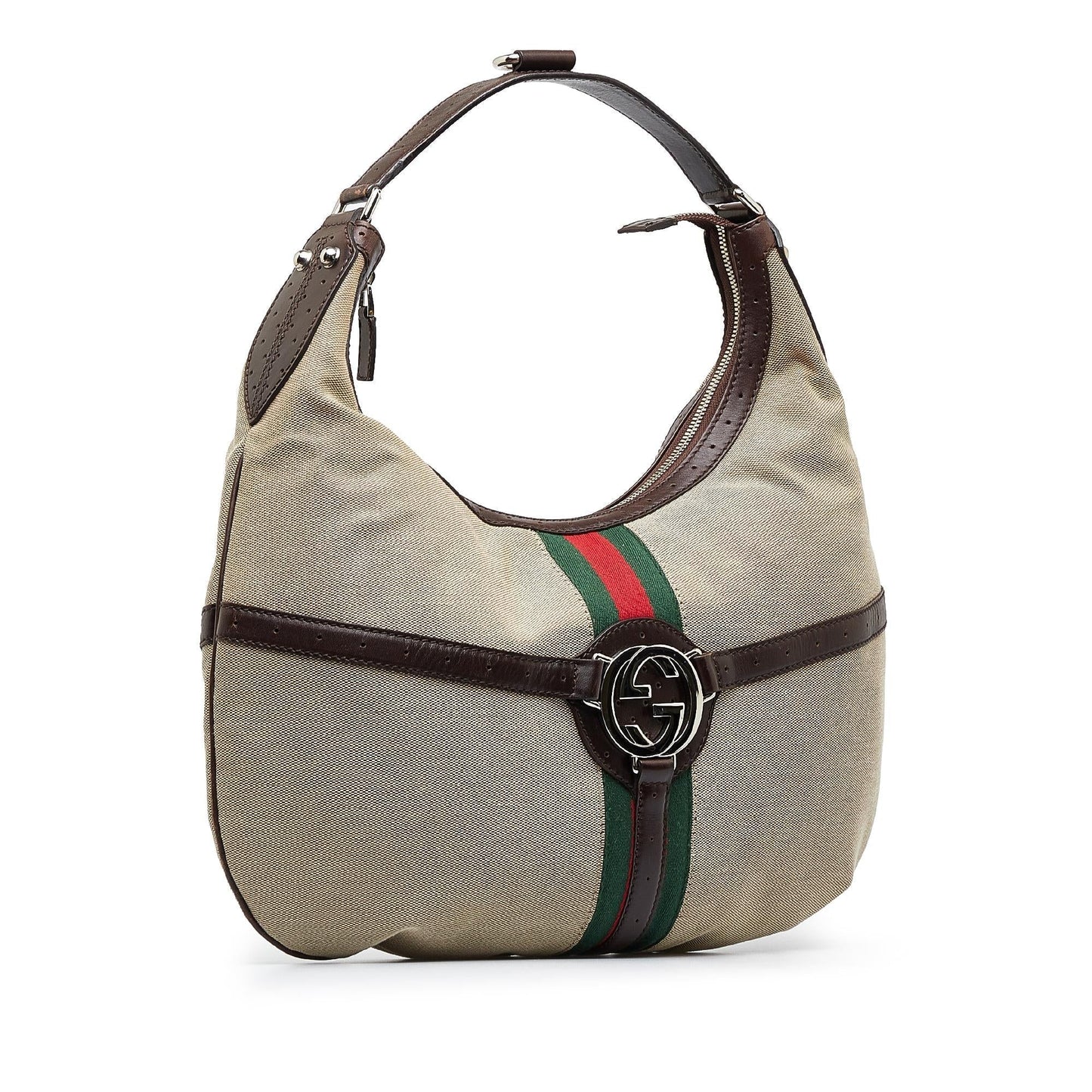 Gucci Reins Web Hobo (jEuXqe)