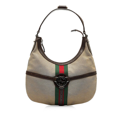 Gucci Reins Web Hobo (rDthGg)
