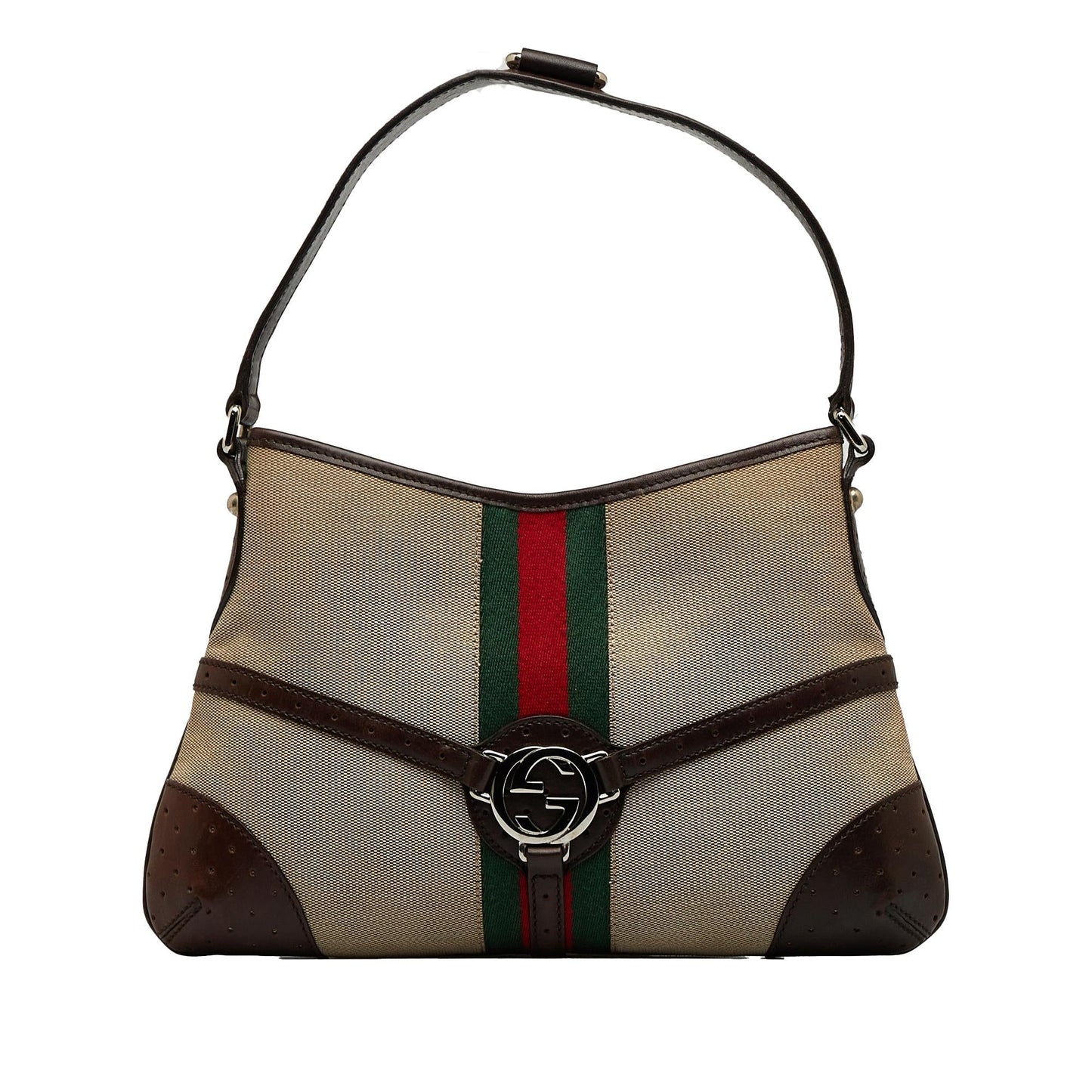 Gucci Reins Web Shoulder Bag (VjXKWU)