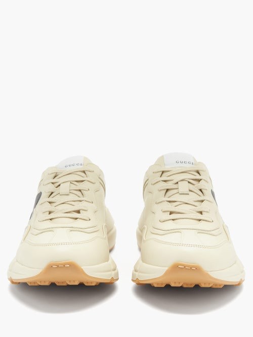 GUCCI X Disney Rhyton Mickey Mo  Leather Trainers