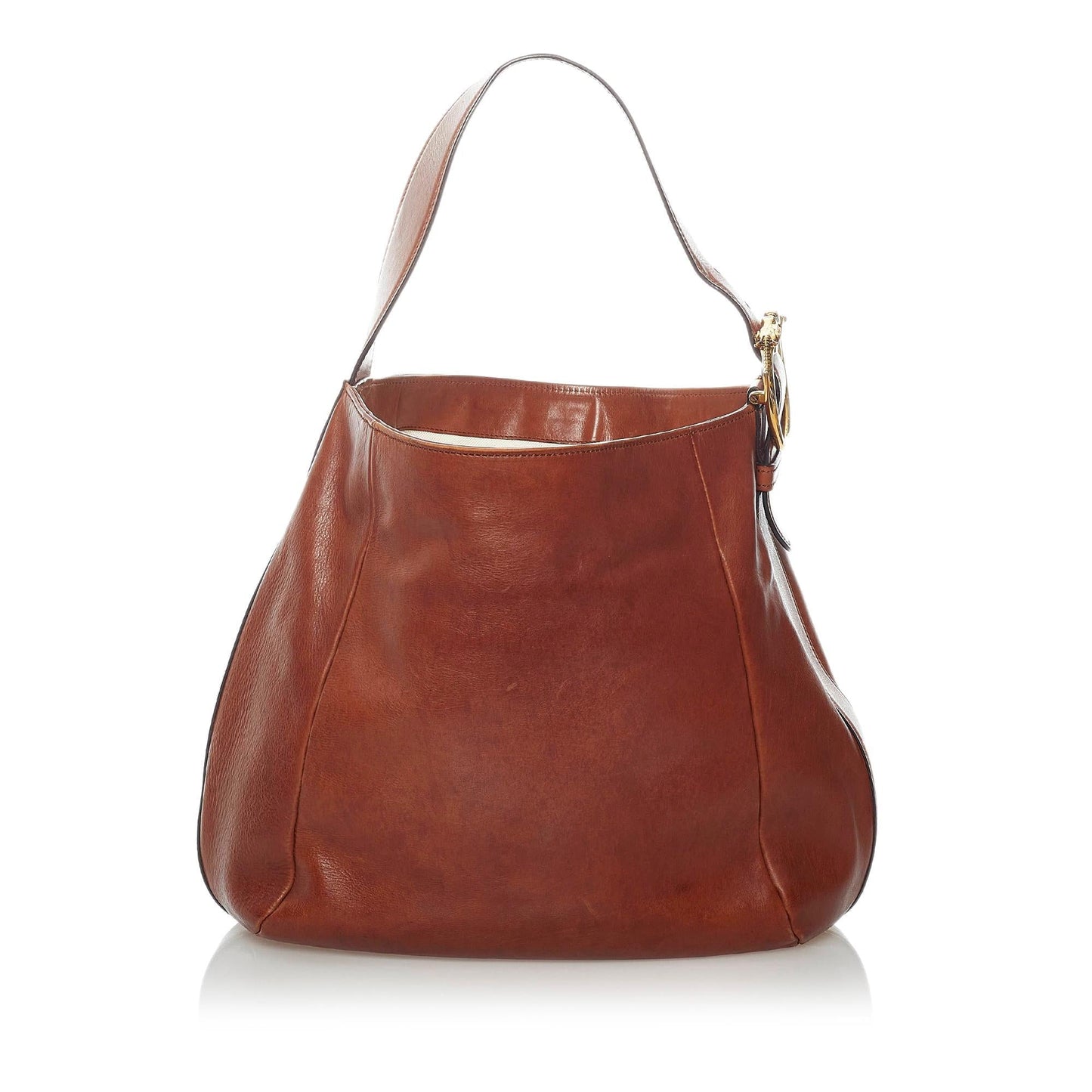 Gucci Ribot Horse-Head Leather Hobo Bag (30902)