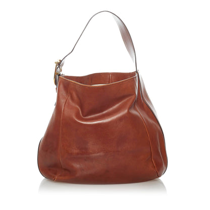 Gucci Ribot Horse-Head Leather Hobo Bag (30902)