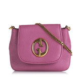 Gucci Small 1973 Leather Chain Crossbody bag (36049)