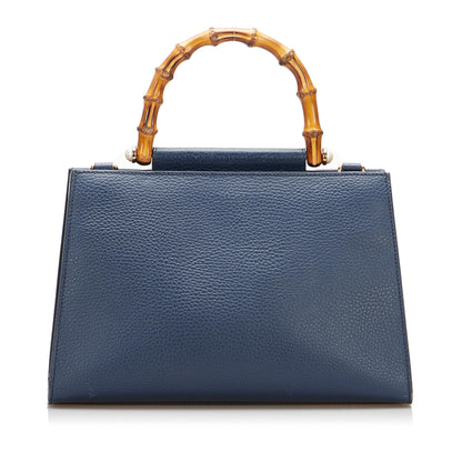 Gucci Small Bamboo Nymphaea Satchel (m6Hp5z)