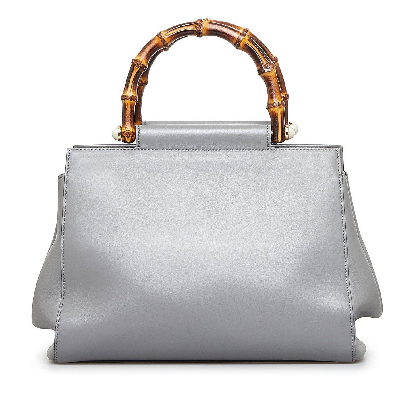 Gucci Small Bamboo Nymphaea Satchel (v3IHLK)