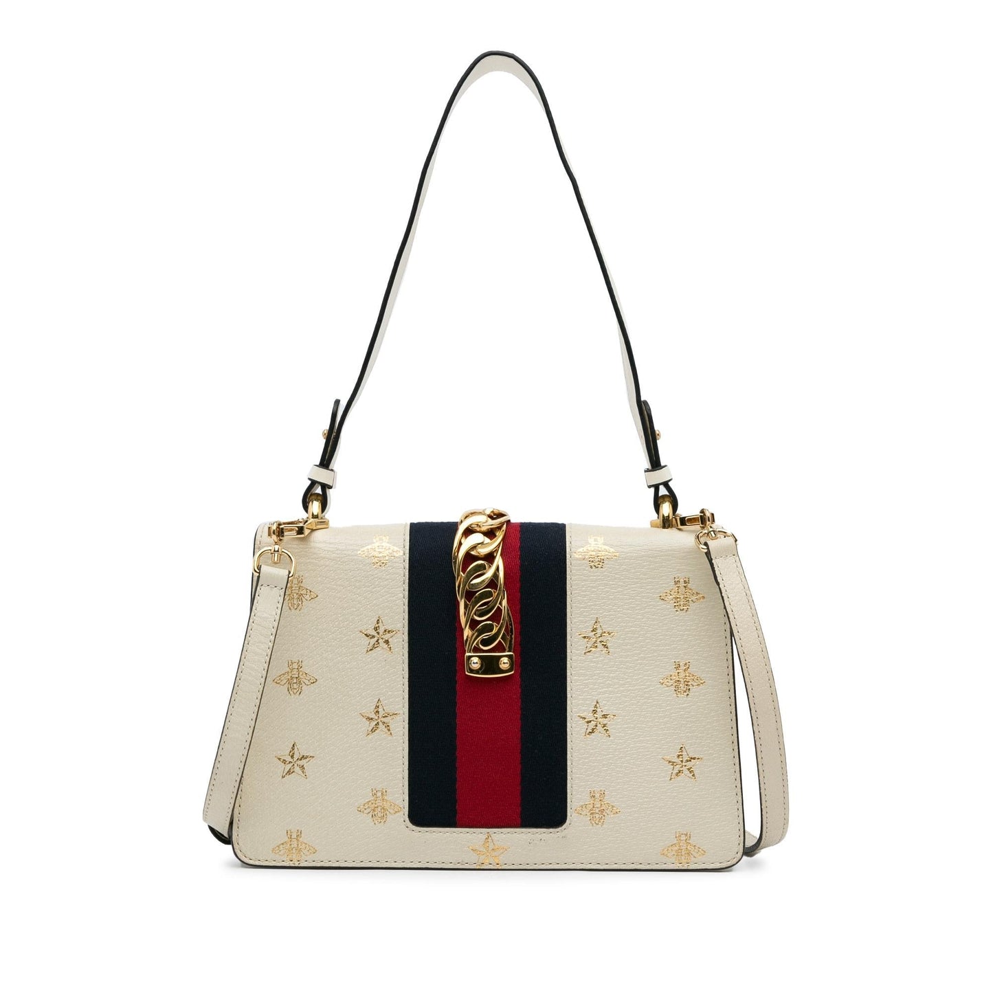 Gucci Small Bee Star Sylvie Satchel (3HcVoI)