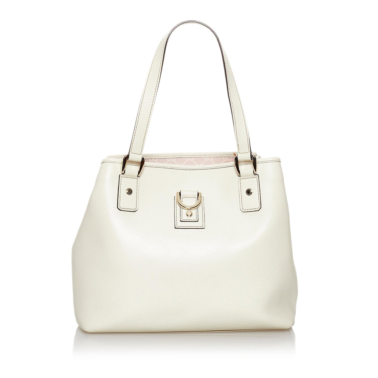 Gucci Small D-Ring Leather Tote Bag (SHG-30800)