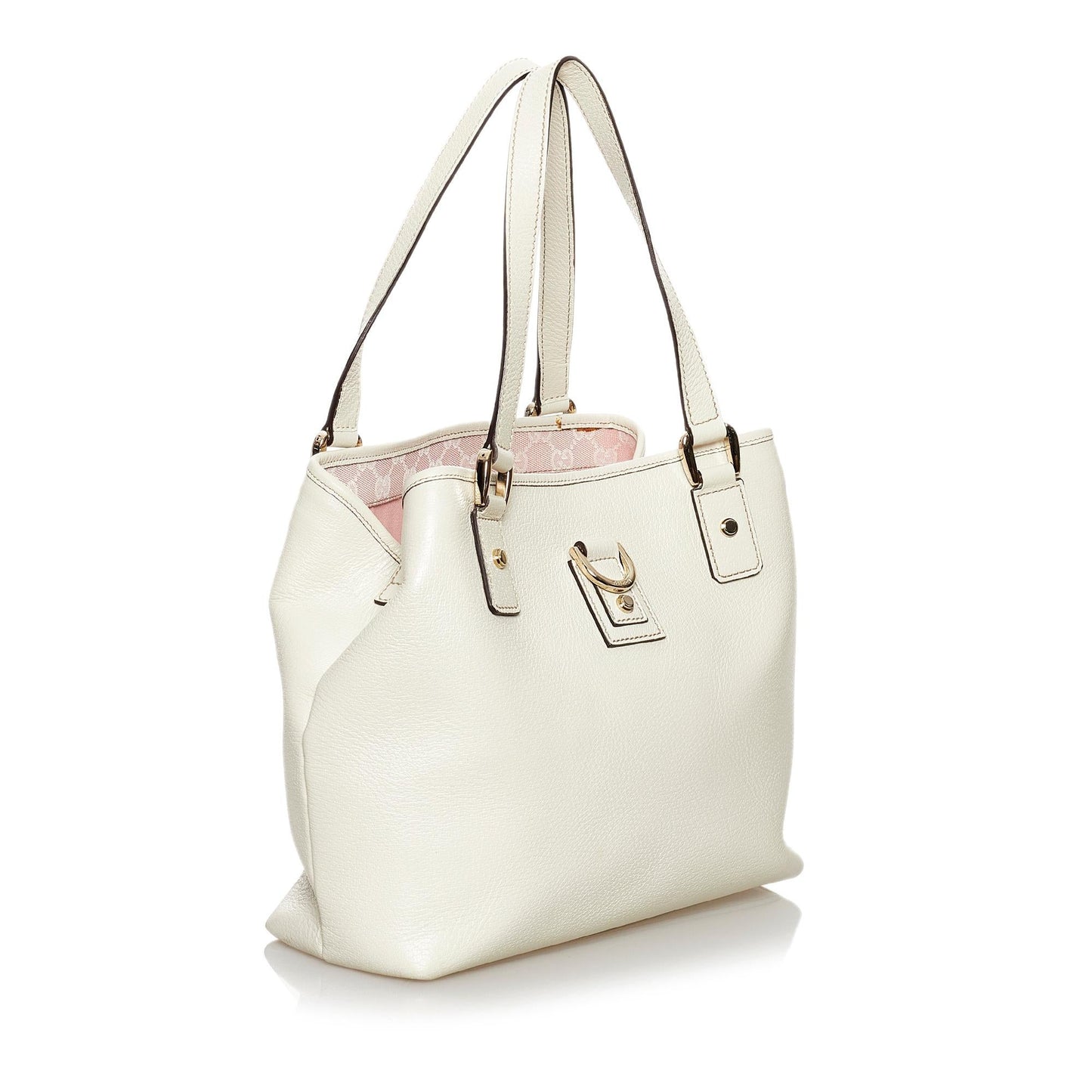 Gucci Small D-Ring Leather Tote Bag (30800)