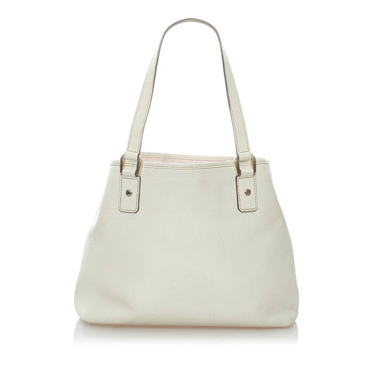 Gucci Small D-Ring Leather Tote Bag (SHG-32490)