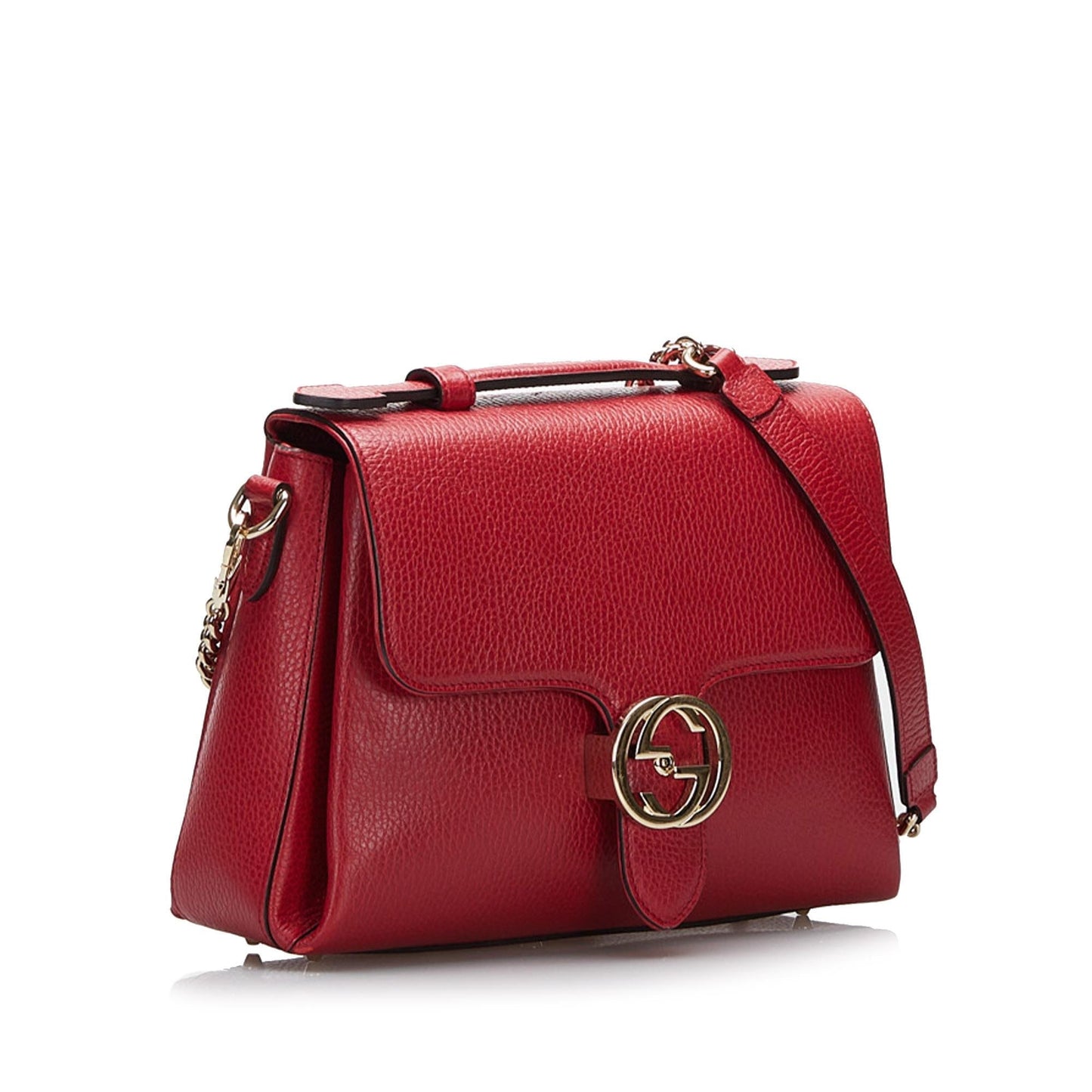 Gucci Small Dollar Calf Interlocking G Satchel (r6v8hg)