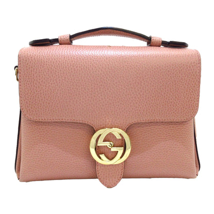 Gucci Small Dollar Calf Interlocking G Satchel (YSEfg1)