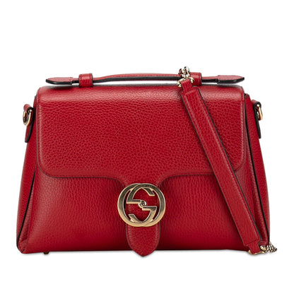 Gucci Small Dollar Calf Interlocking G Satchel (TeRbj3)
