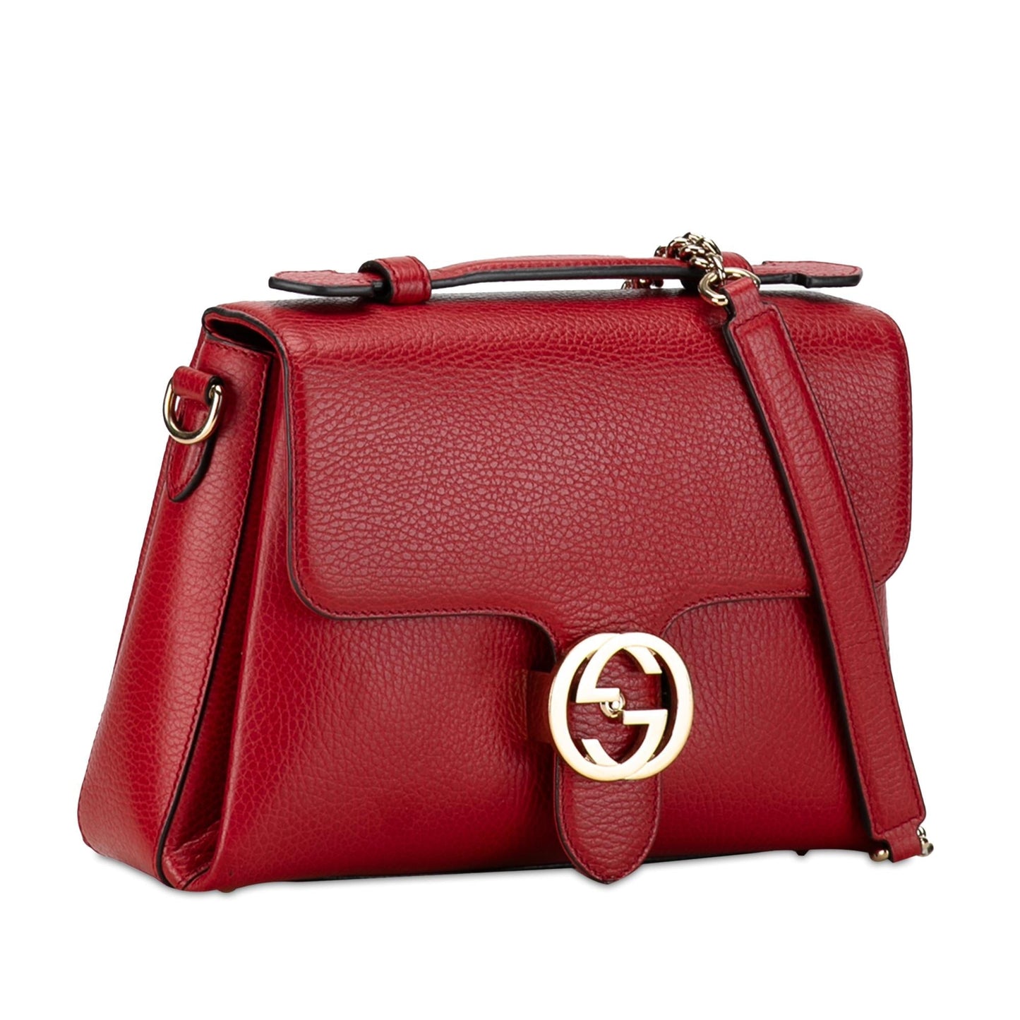 Gucci Small Dollar Calf Interlocking G Satchel (26SCOC)