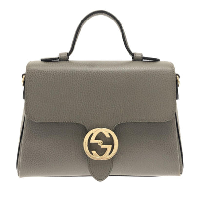 Gucci Small Dollar Calf Interlocking G Top Handle (XhsO8p)
