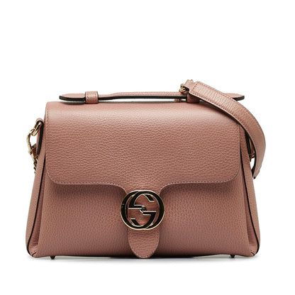 Gucci Small Dollar Calf Interlocking G Top Handle (YOtqPD)