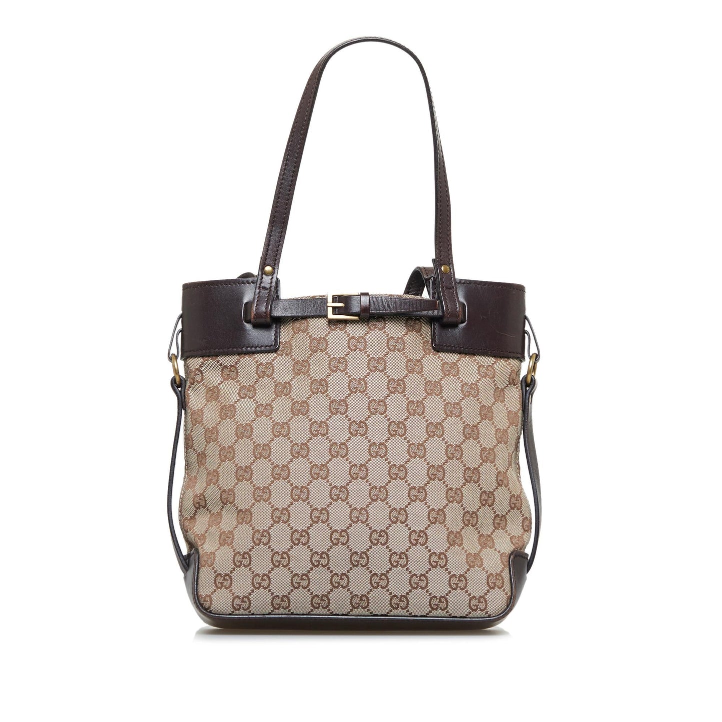 Gucci Small GG Canvas Belt Tote (Ri4jER)