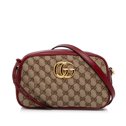 Gucci Small GG Canvas Marmont Crossbody bag (Sga3D4)