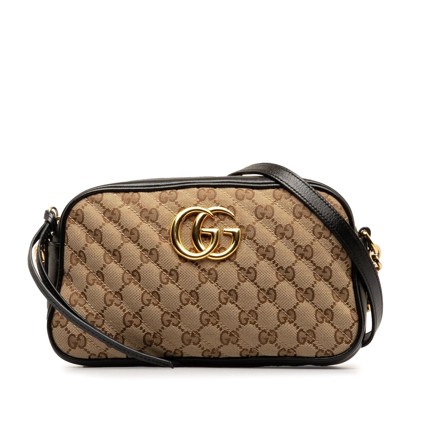 Gucci Small GG Canvas Marmont Matelasse Camera Bag (8k8jfb)