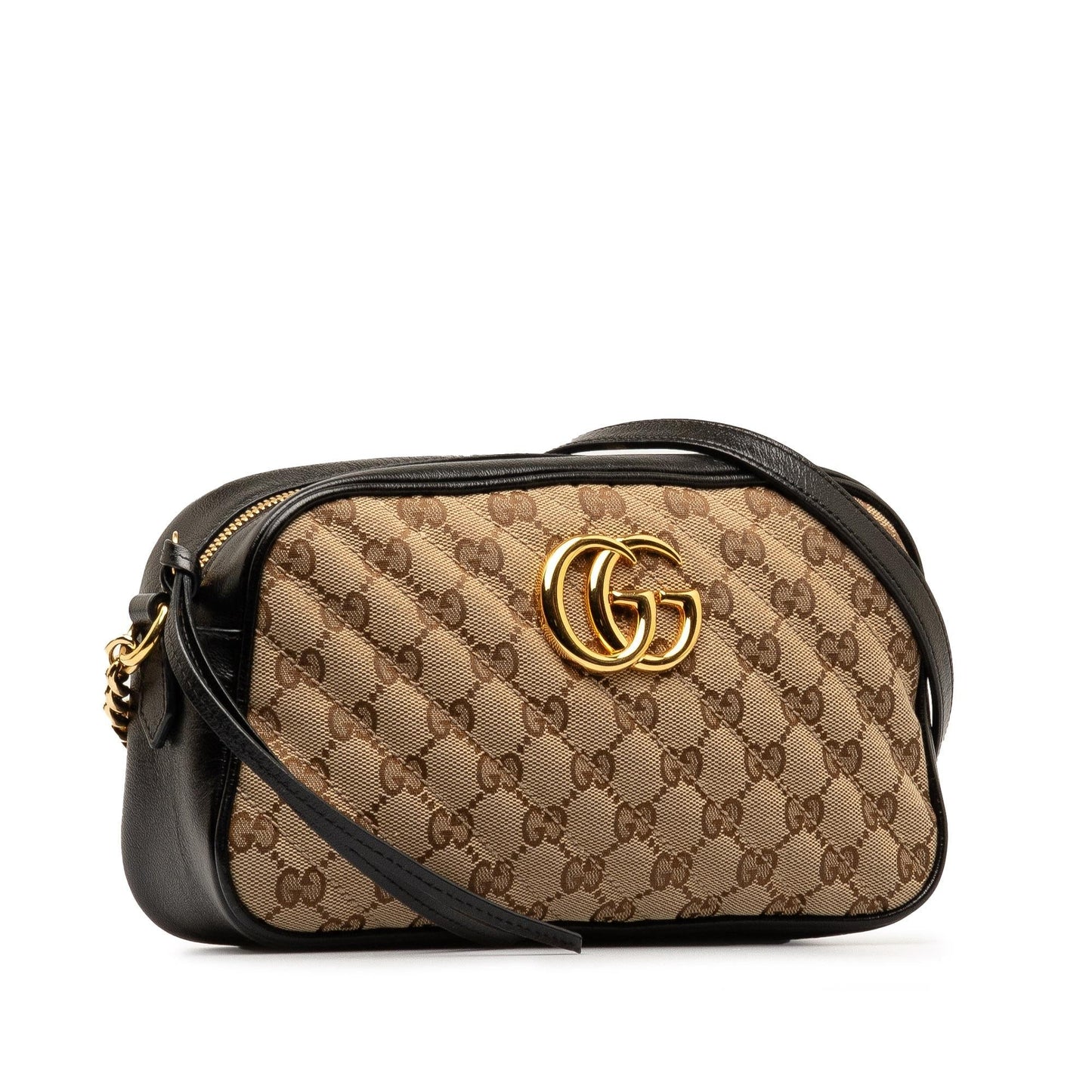 Gucci Small GG Canvas Marmont Matelasse Camera Bag (8k8jfb)