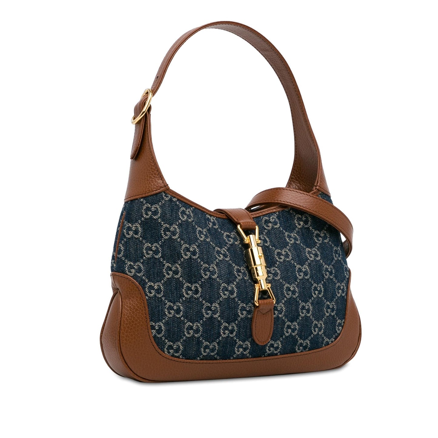 Gucci Small GG Denim Jackie 1961 (BDGoSn)