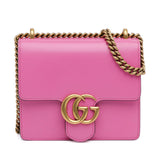 Gucci Small GG Marmont Leather Chain Flap (4r4Jd4)