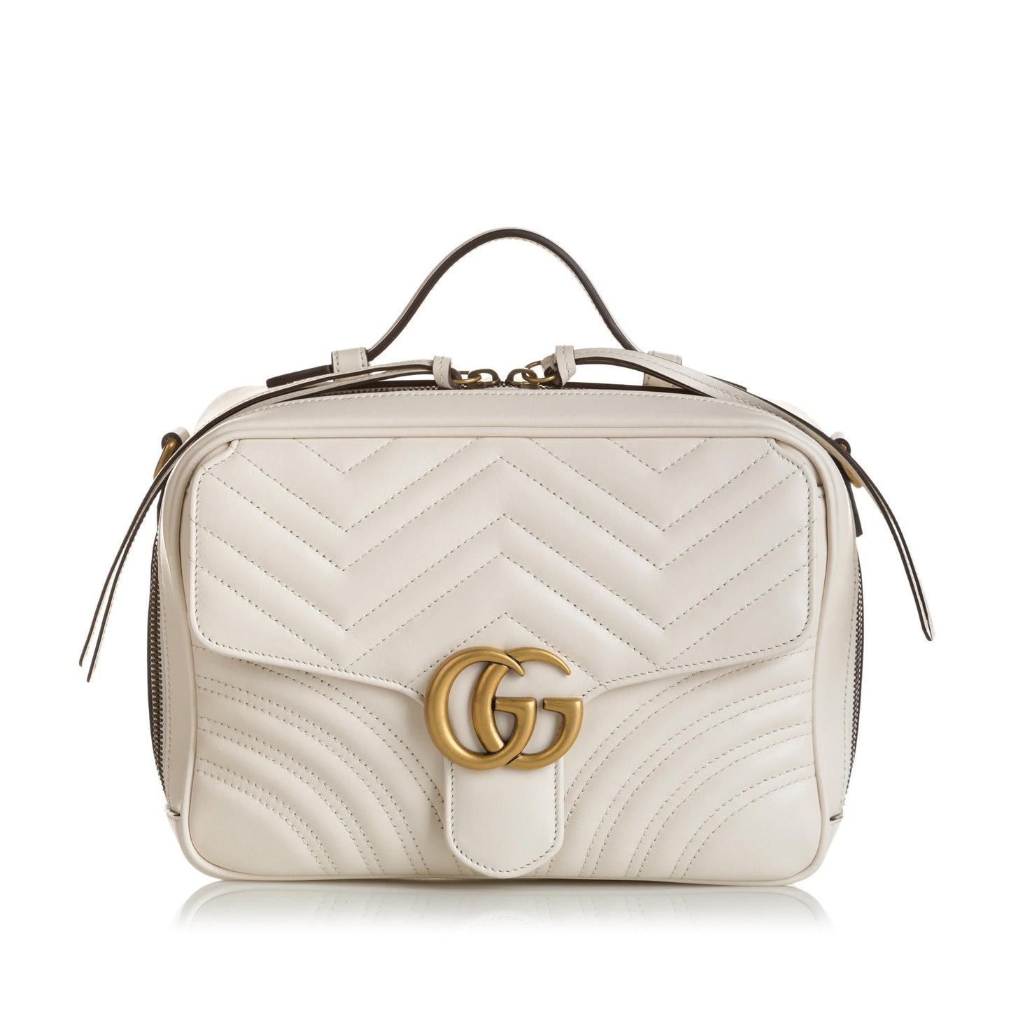Gucci Small GG Marmont Matelasse Top Handle (puiWgw)