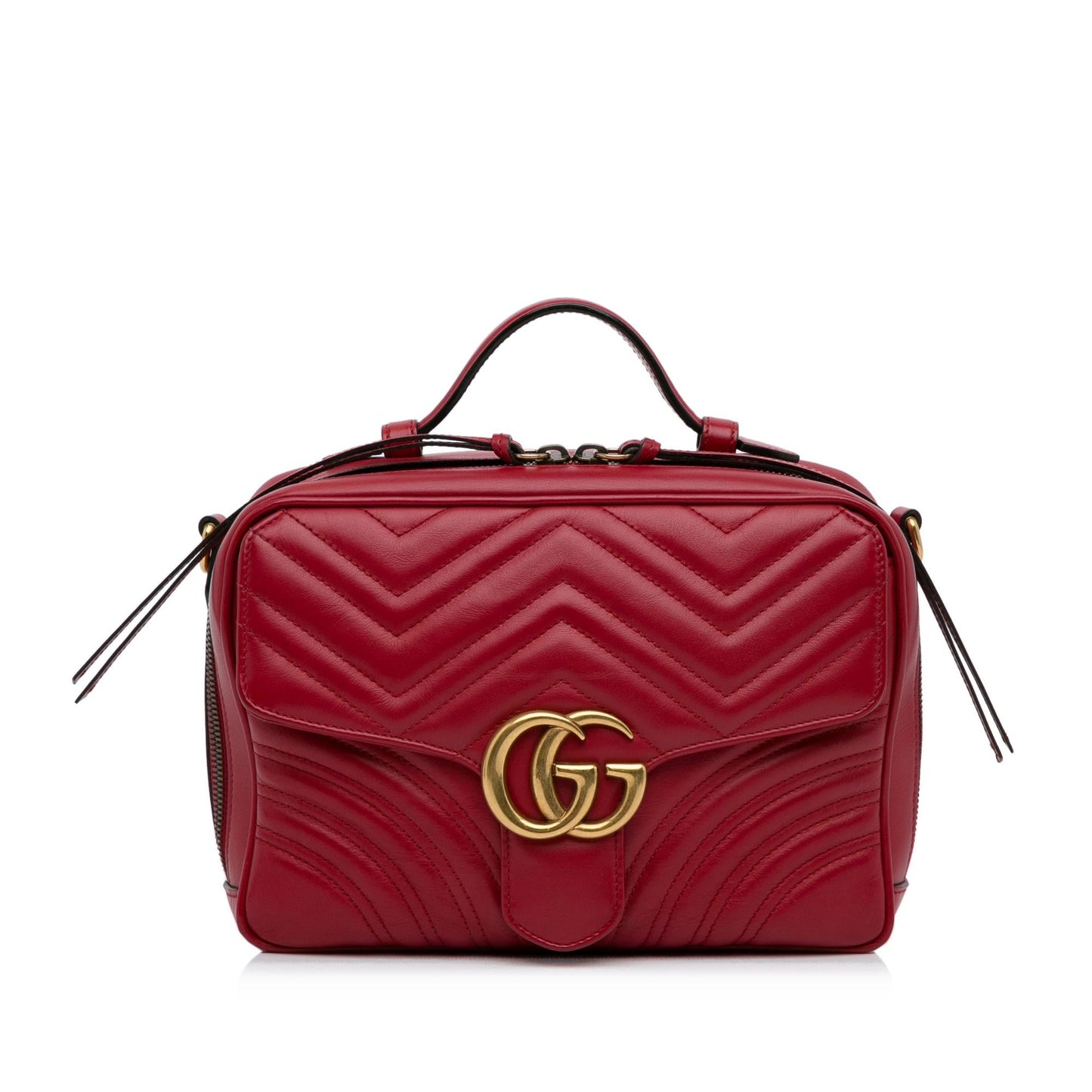 Gucci Small GG Marmont Matelasse Top Handle (hNCArE)