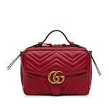 Gucci Small GG Marmont Matelasse Top Handle (hNCArE)