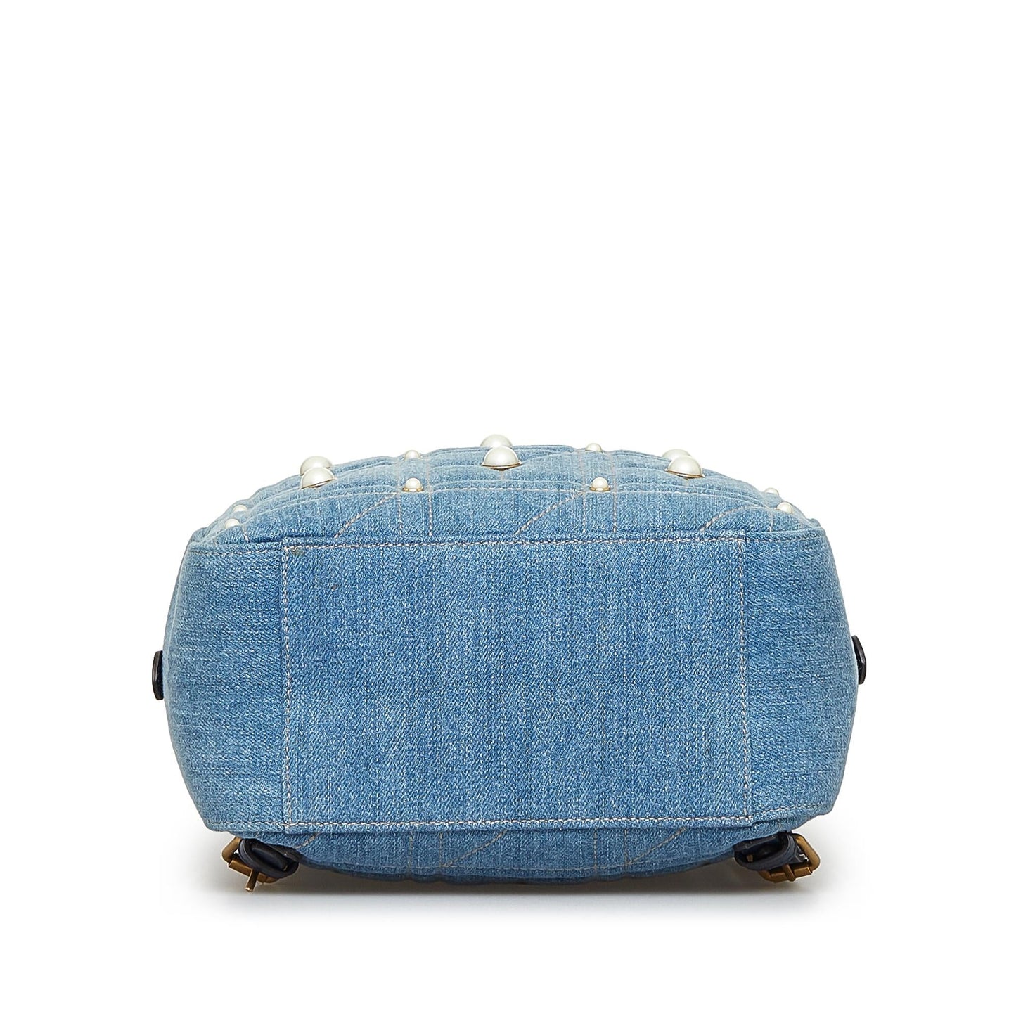 Gucci Small GG Marmont Pearl Denim Backpack (jyG2zX)